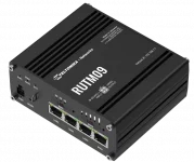 Routeur indus. 2 SIM LTE Cat6-1WAN/3LAN 1000Mbps-USB-GPS