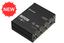 Routeur indus. 2 SIM 5G-LTE Cat20-1WAN/4LAN 1000Mbps-BLE-WiFi6-GPS