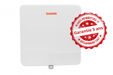 2000 Alpha, 500 Mbps, avec antenne intégrée 22 dBi – GPS pour Synchronisation TDD, SLA : CIR (Débit garanti) – POE inclus